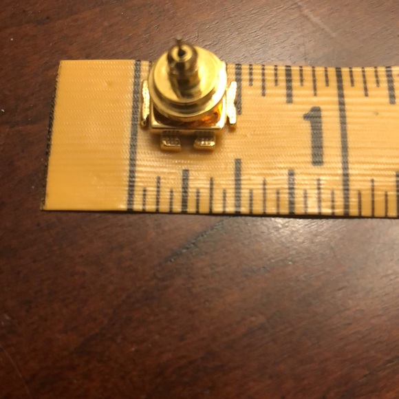 Tory Burch gold tone signature post earrings - Picture 7 of 7